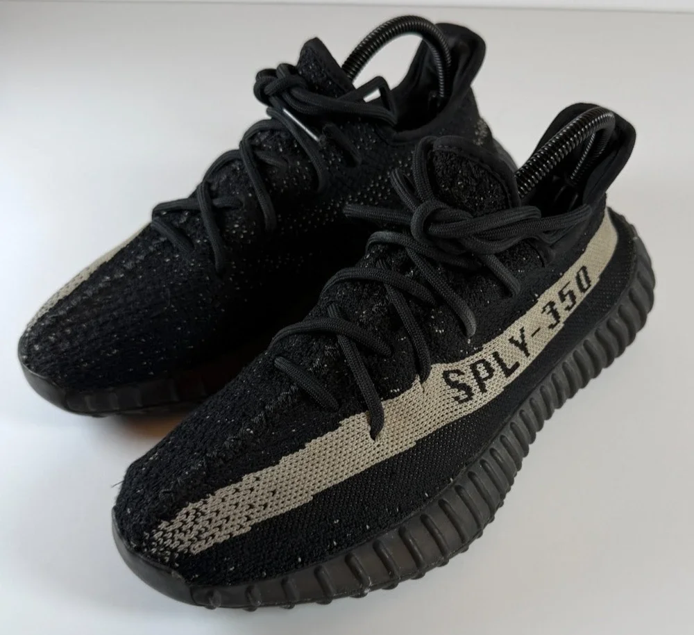 adidas Yeezy Boost 350 V2 Oreo BY1604 Black White Men's Size 7 Sneakers